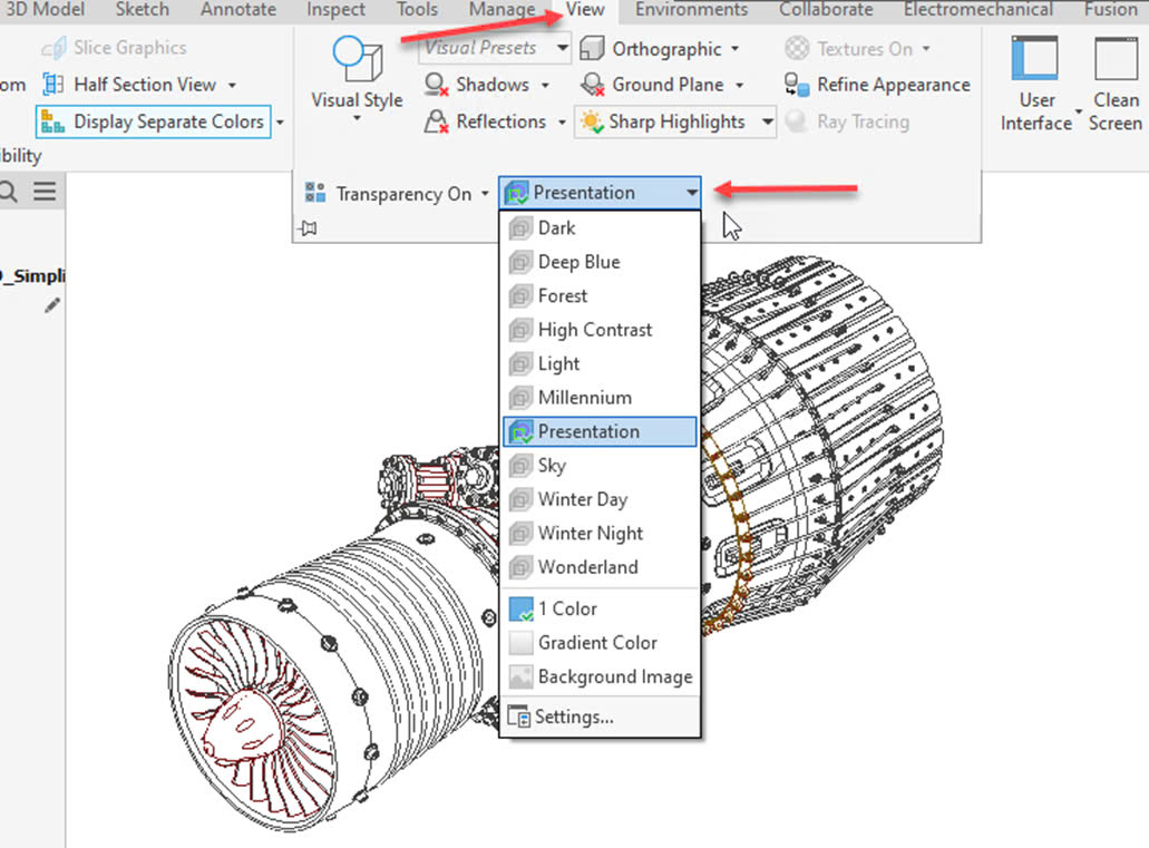 Một số cải tiến chung đáng chú ý trong Autodesk Inventor 2025.2