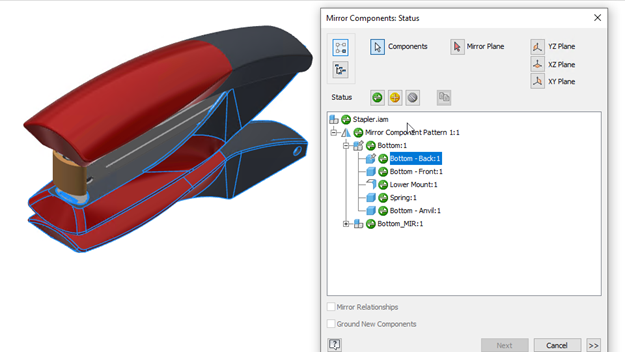 Những tính năng mới trên Autodesk Inventor 2026 – Assembly