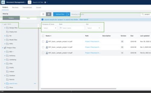 Những cải tiến trong bản cập nhật BIM360 Docs tháng 3.2021